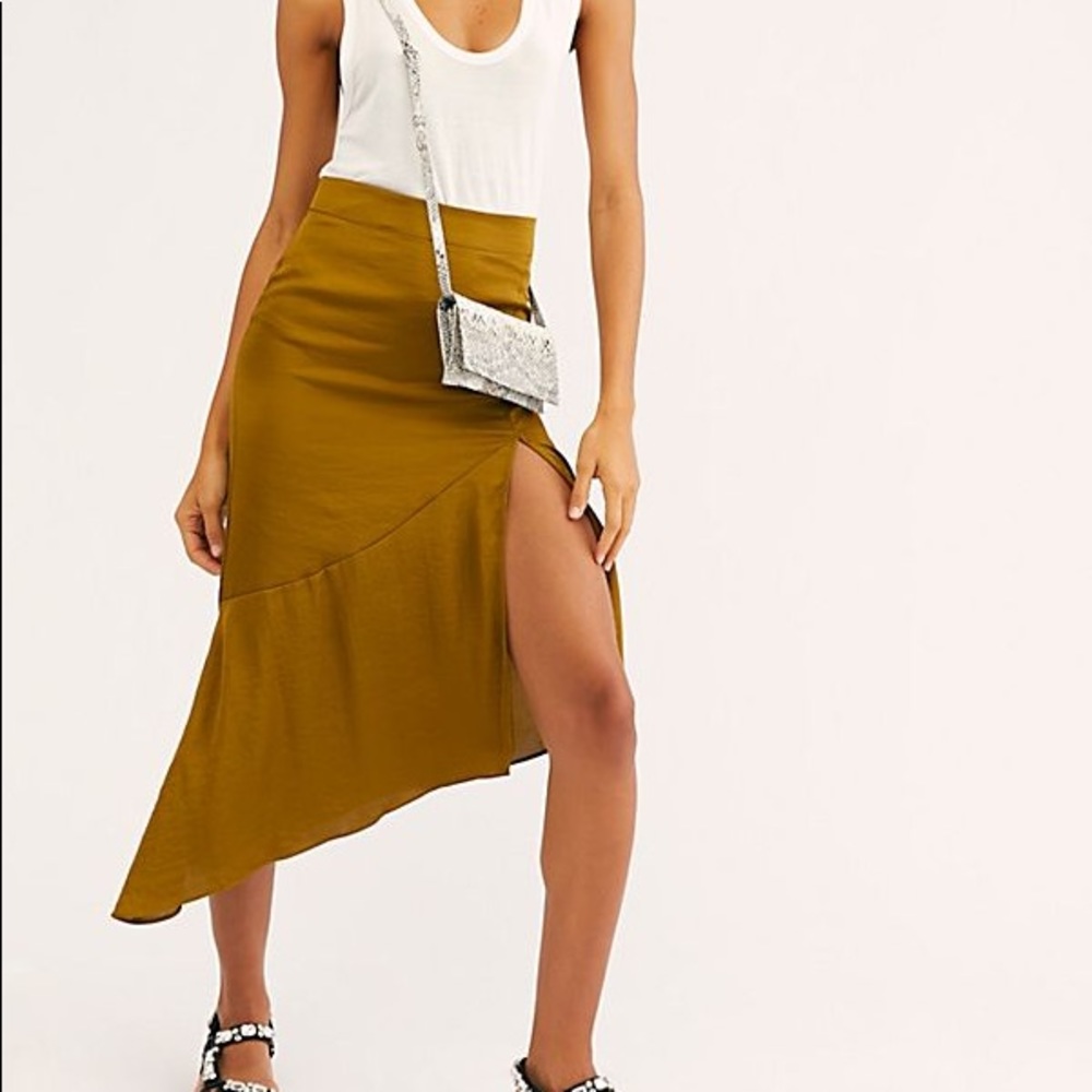 NWT Free People Lola Slit Skirt SOLD OUT